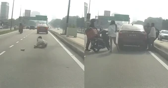 Clip “cô gái bất ngờ nhảy khỏi taxi đang chạy” nổi bật tuần qua