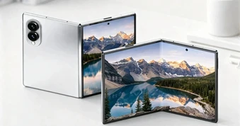 Điện thoại gập kiểu dáng lạ của Samsung lộ ảnh và cấu hình hoàn chỉnh