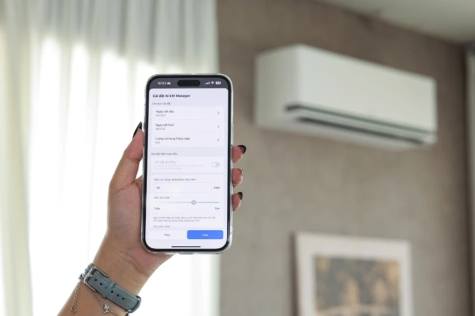 Điều hòa AI hỗ trợ giải bài toán tiền điện mùa nóng Điều hòa AI hỗ trợ giải bài toán tiền điện mùa nóng