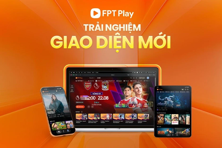 FPT Play tung giao diện mới trước thềm Ngoại hạng Anh mùa mới