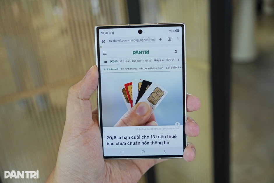 Galaxy Z Fold8 lên kệ tại Việt Nam Galaxy Z Fold8 lên kệ tại Việt Nam