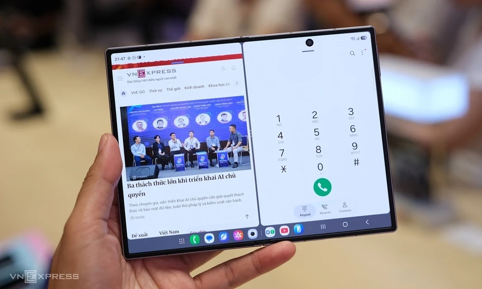 Giá mua Galaxy Z Fold8 thấp hơn niêm yết chục triệu đồng Giá mua Galaxy Z Fold8 thấp hơn niêm yết chục triệu đồng