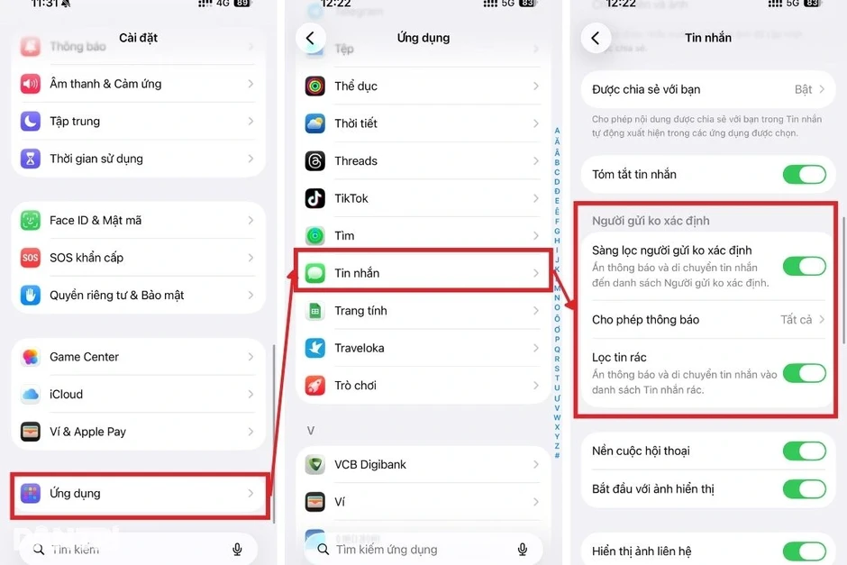 Hạn chế tin nhắn rác nhờ tính năng tích hợp sẵn trên iPhone Hạn chế tin nhắn rác nhờ tính năng tích hợp sẵn trên iPhone