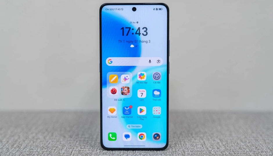 Honor X8d - smartphone mỏng nhẹ pin 7.000 mAh