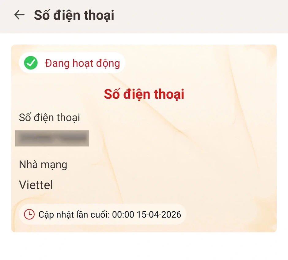 Hướng dẫn kiểm tra, xác thực số điện thoại chính chủ qua ứng dụng VNeID