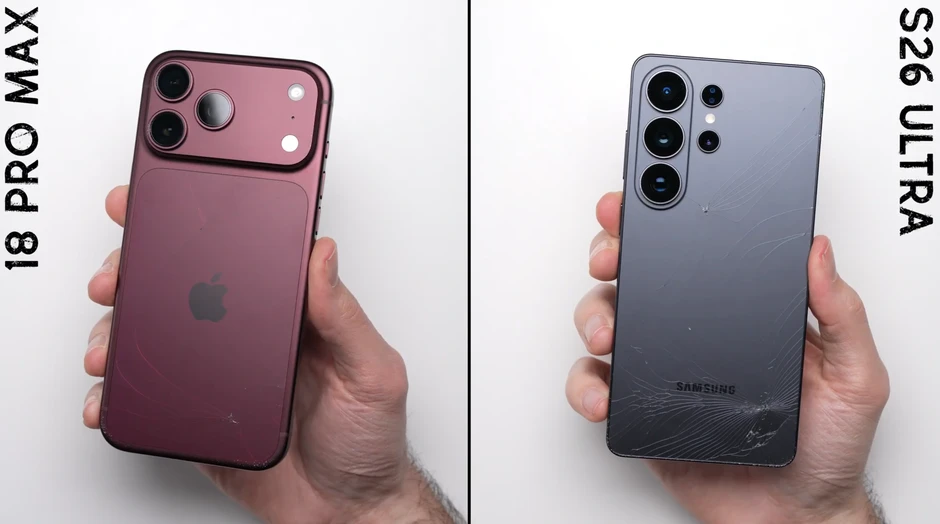 iPhone 18 Pro Max đọ độ bền với Galaxy S26 Ultra khi thả rơi xuống nền cứng iPhone 18 Pro Max đọ độ bền với Galaxy S26 Ultra khi thả rơi xuống nền cứng