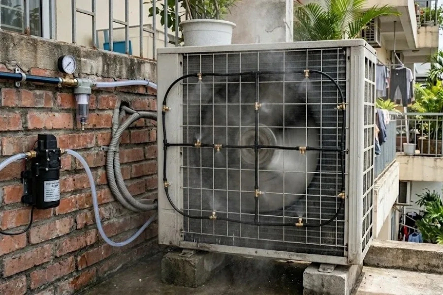 Lắp phun sương cho cục nóng điều hòa, chuyên gia chỉ ra loạt rủi ro Lắp phun sương cho cục nóng điều hòa, chuyên gia chỉ ra loạt rủi ro