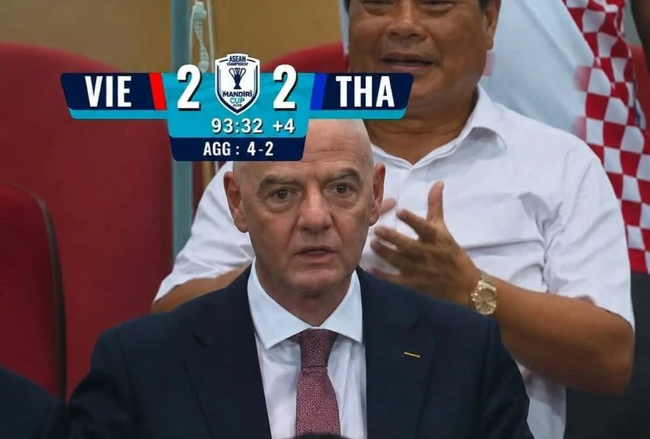 Loạt ảnh chế hài hước của dân mạng ăn mừng vô địch ASEAN Cup 2026 Loạt ảnh chế hài hước của dân mạng ăn mừng vô địch ASEAN Cup 2026
