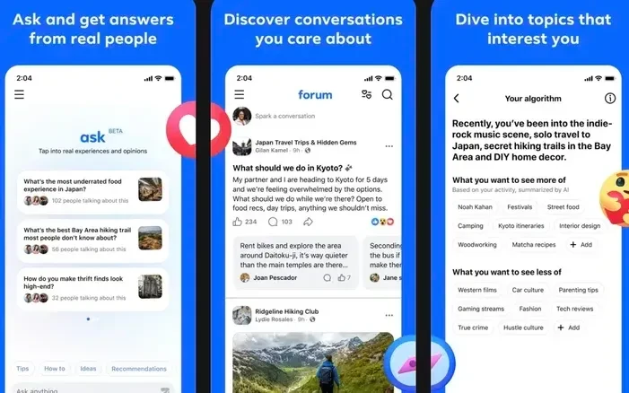 Meta ra mắt ứng dụng giống Reddit Meta ra mắt ứng dụng giống Reddit