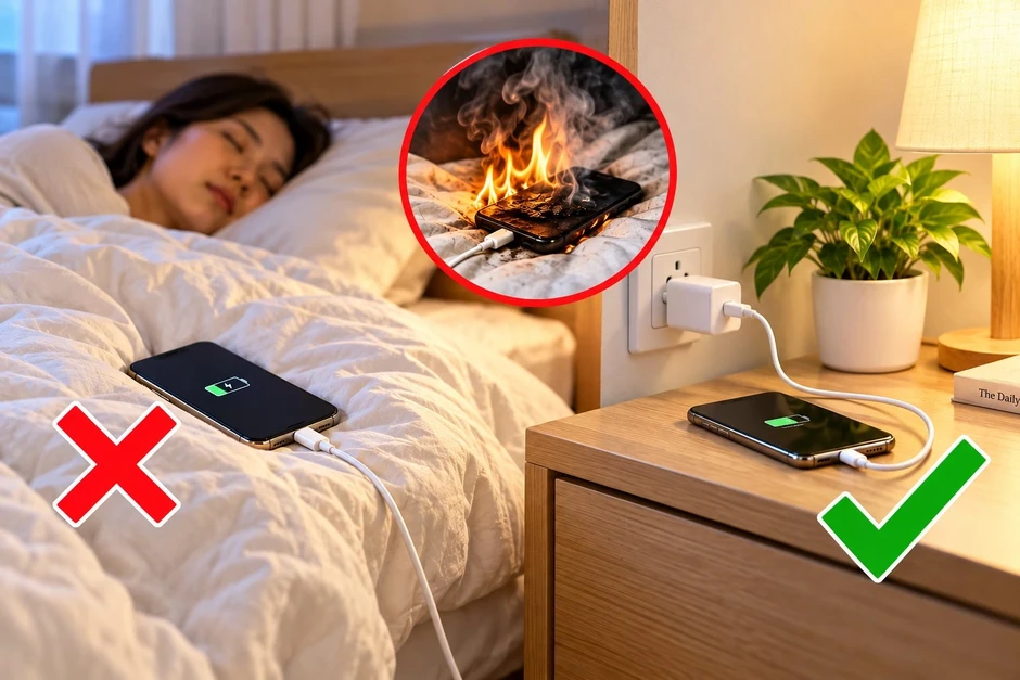 Muốn sạc điện thoại cạnh giường, nơi nào an toàn nhất? Muốn sạc điện thoại cạnh giường, nơi nào an toàn nhất?