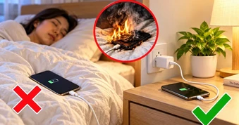 Muốn sạc điện thoại cạnh giường, nơi nào an toàn nhất?