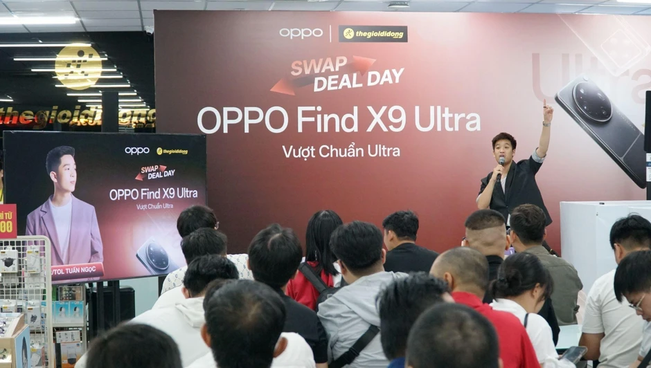Swap Deal Day: Mang Ultra cũ đổi OPPO Find X9 Ultra tại Thế Giới Di Động