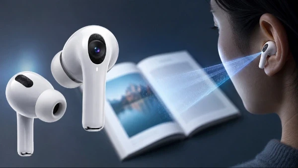 Tai nghe AirPods tích hợp camera của Apple lần đầu bị lộ video Tai nghe AirPods tích hợp camera của Apple lần đầu bị lộ video