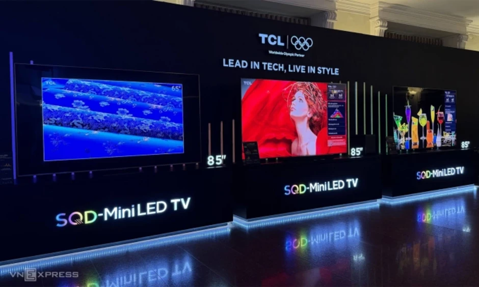 TCL mang TV công nghệ RGB và SQD-Mini LED về Việt Nam TCL mang TV công nghệ RGB và SQD-Mini LED về Việt Nam