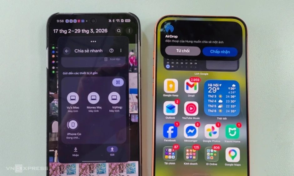 'Thành trì' AirDrop của Apple bị lung lay 'Thành trì' AirDrop của Apple bị lung lay