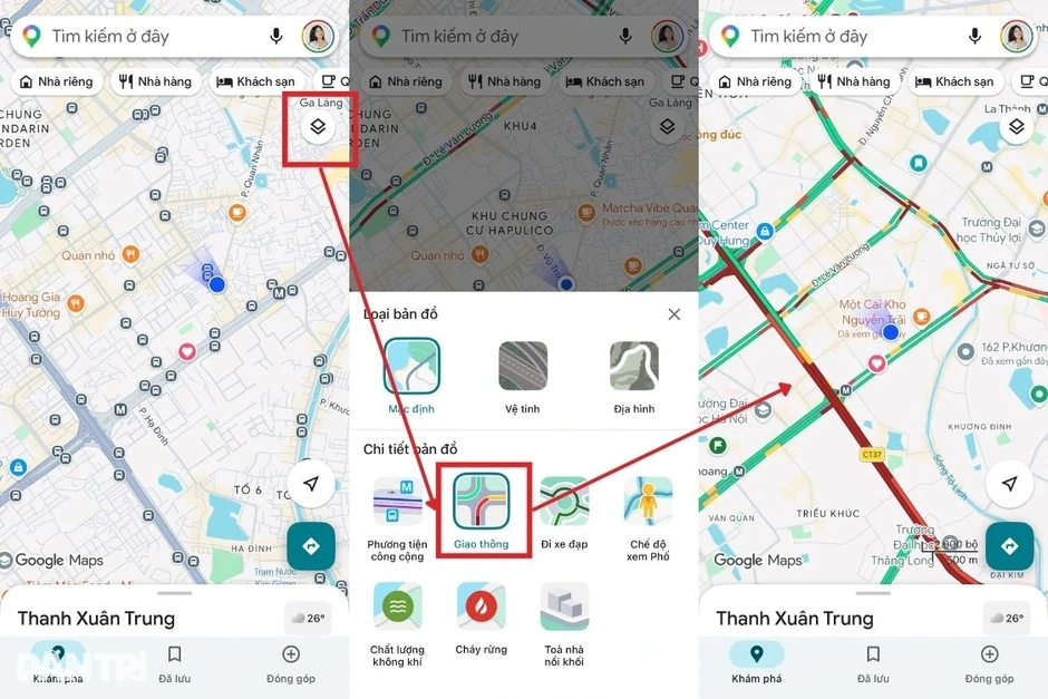 Tính năng trên Google Maps giúp "né" ùn tắc, nhiều người không biết Tính năng trên Google Maps giúp "né" ùn tắc, nhiều người không biết