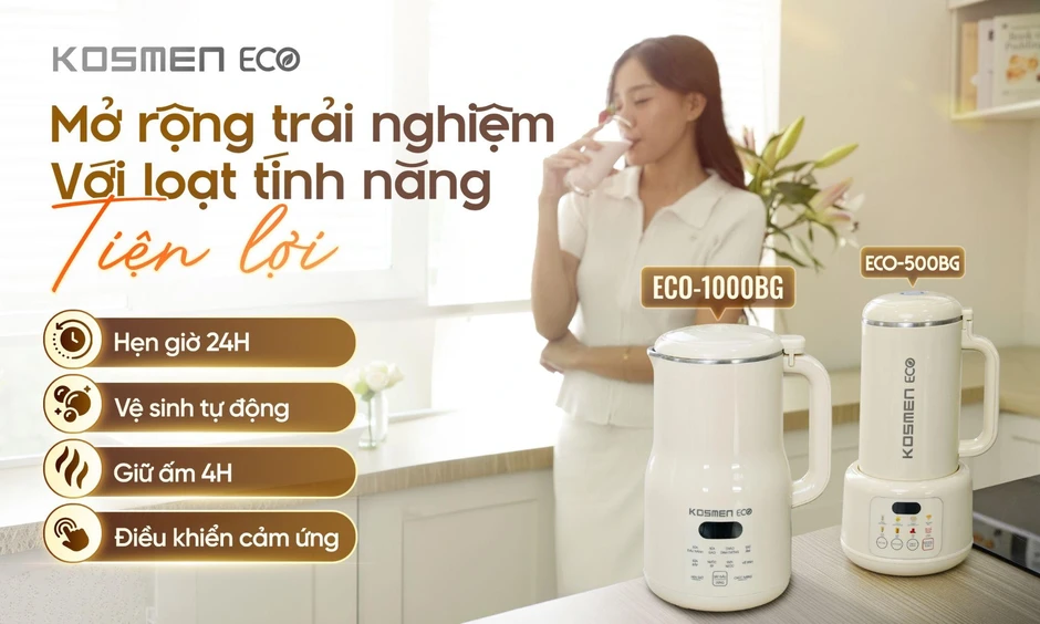 Từ công nghệ đến tiện nghi: Kosmen Eco kiến tạo căn bếp thông minh