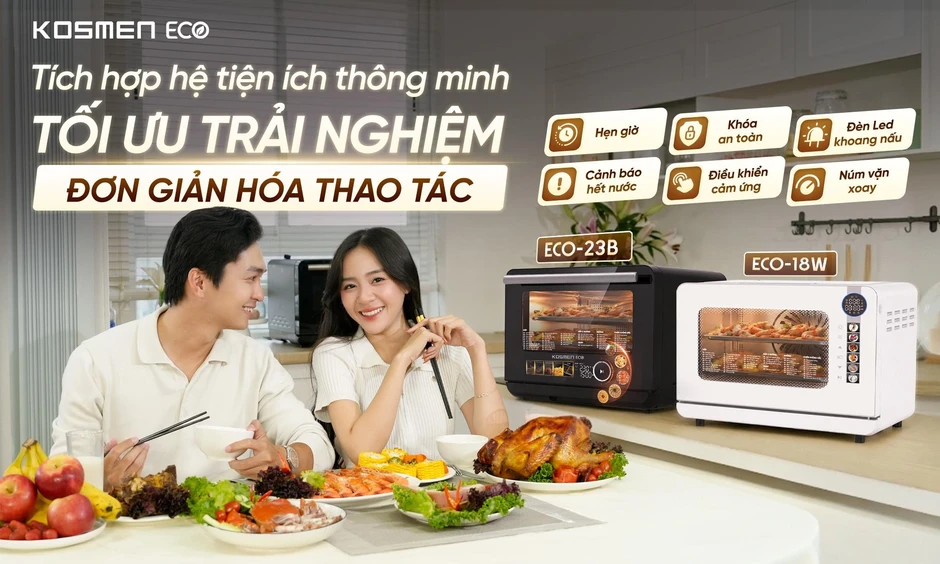 Từ công nghệ đến tiện nghi: Kosmen Eco kiến tạo căn bếp thông minh