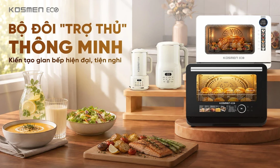 Từ công nghệ đến tiện nghi: Kosmen Eco kiến tạo căn bếp thông minh
