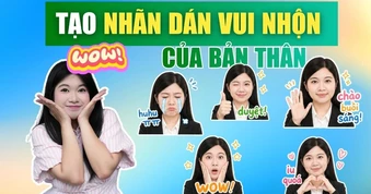 Tự tạo nhãn dán vui nhộn từ ảnh cá nhân chỉ với 2 cách