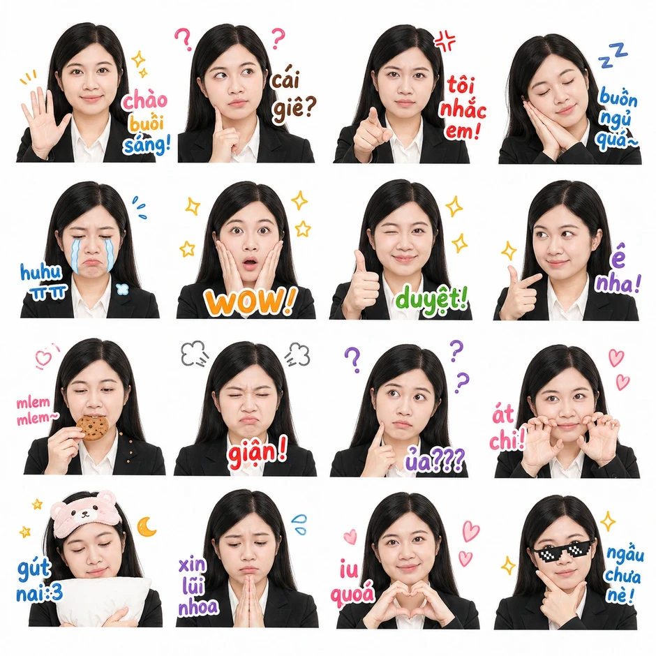 Tự tạo nhãn dán vui nhộn từ ảnh cá nhân chỉ với 2 cách Tự tạo nhãn dán vui nhộn từ ảnh cá nhân chỉ với 2 cách