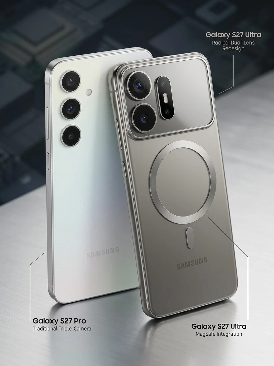 Video mô hình mẫu Galaxy S27 Ultra hé lộ thiết kế hoàn chỉnh của sản phẩm Video mô hình mẫu Galaxy S27 Ultra hé lộ thiết kế hoàn chỉnh của sản phẩm