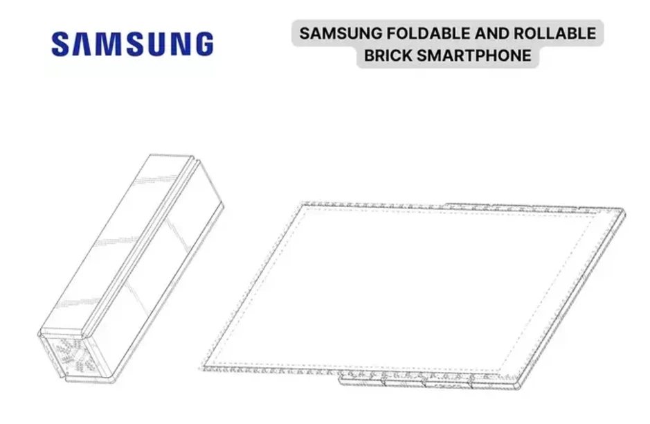 Ý tưởng thiết bị gập dáng cục gạch của Samsung Ý tưởng thiết bị gập dáng cục gạch của Samsung