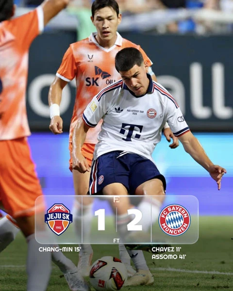 Bayern thắng nghẹt thở Jeju United Bayern thắng nghẹt thở Jeju United