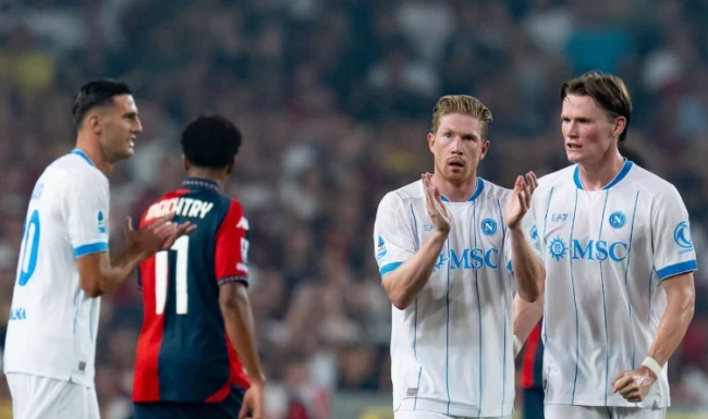 De Bruyne thăng hoa, Allegri giành chiến thắng đầu tay cùng Napoli tại Serie A De Bruyne thăng hoa, Allegri giành chiến thắng đầu tay cùng Napoli tại Serie A