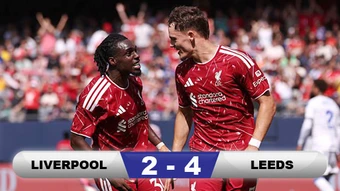 Kết quả Liverpool 2-4 Leeds: Leeds ngược dòng thắng Liverpool