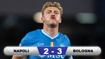 Kết quả Napoli 2-3 Bologna: Cựu vương lại không thắng