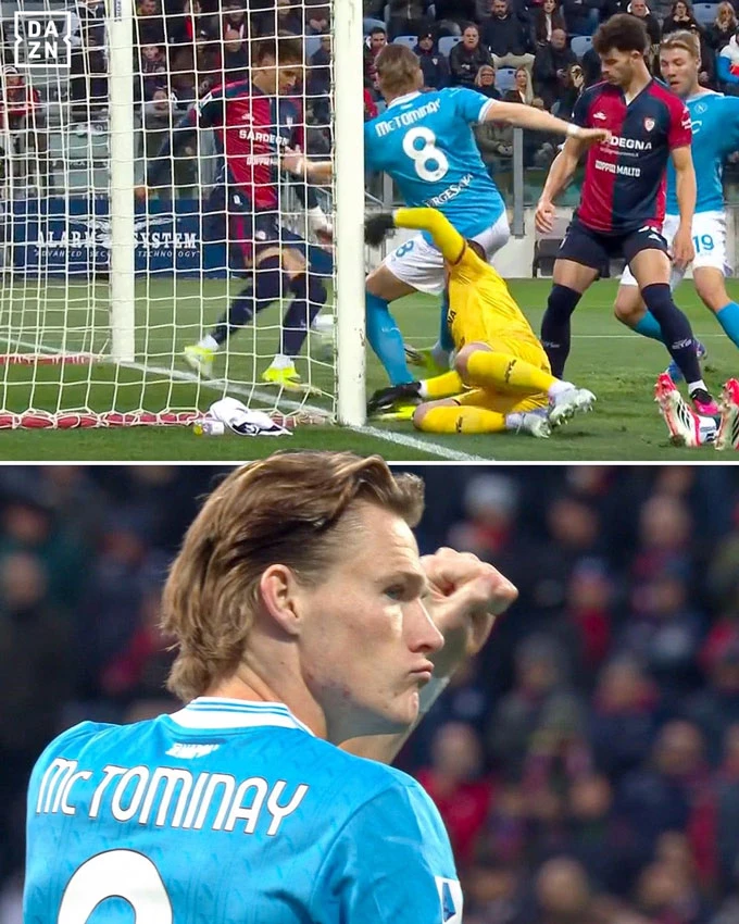 McTominay tỏa sáng đưa Napoli chiếm ngôi nhì tại Serie A McTominay tỏa sáng đưa Napoli chiếm ngôi nhì tại Serie A