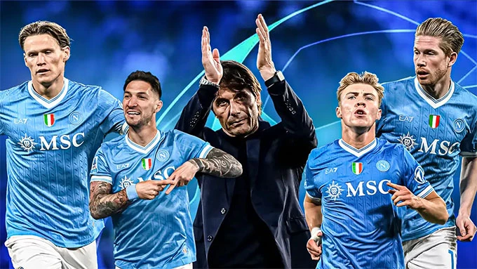 Napoli giành vé dự Champions League: Thành quả của Conte Napoli giành vé dự Champions League: Thành quả của Conte