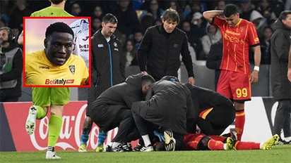 Sao Lecce vào thẳng bệnh viện sau va chạm ở trận đấu với Napoli