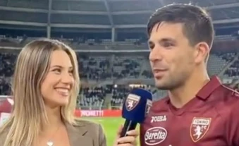 Sự thật clip Giovanni Simeone "né" nữ phóng viên nóng bỏng