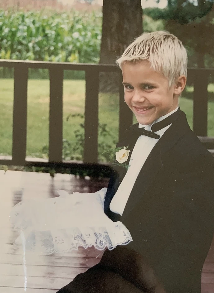 Ảnh thời b&eacute; của Justin Bieber