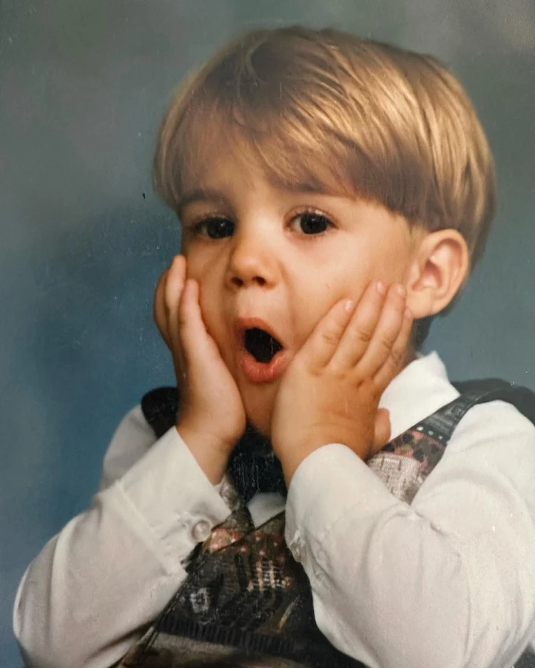Ảnh thời b&eacute; của Justin Bieber