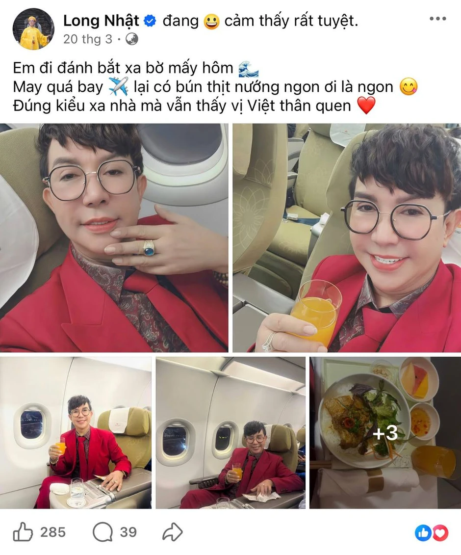 Bài đăng của Long Nhật trước khi bị khởi tố: "Em đi đánh bắt xa bờ mấy hôm" Bài đăng của Long Nhật trước khi bị khởi tố: "Em đi đánh bắt xa bờ mấy hôm"