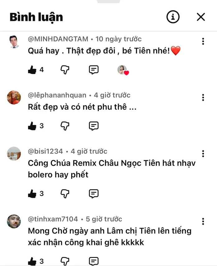 Châu Ngọc Tiên được tích cực "đẩy thuyền" cùng NSƯT Võ Minh Lâm Châu Ngọc Tiên được tích cực "đẩy thuyền" cùng NSƯT Võ Minh Lâm