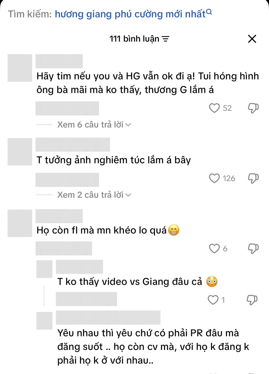 Chuyện gì đang xảy ra với Hương Giang và Phú Cường? Chuyện gì đang xảy ra với Hương Giang và Phú Cường?