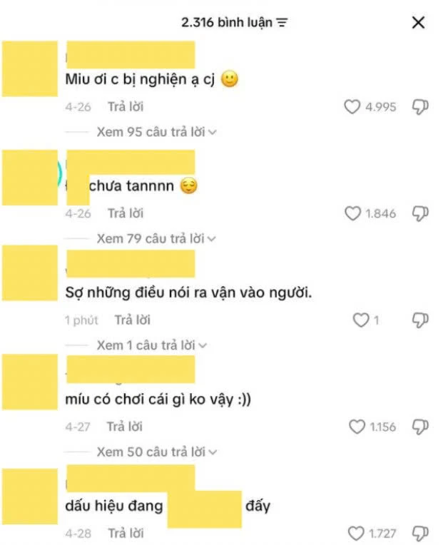 Clip Miu Lê có biểu hiện lạ từ nửa tháng trước Clip Miu Lê có biểu hiện lạ từ nửa tháng trước