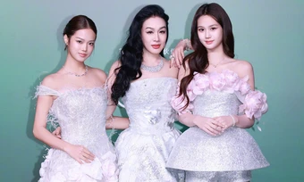 Con gái minh tinh Chung Lệ Đề đắt show làm mẫu