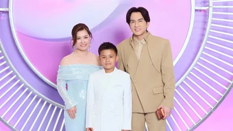 Đan Trường đưa vợ cũ và con trai đi sự kiện