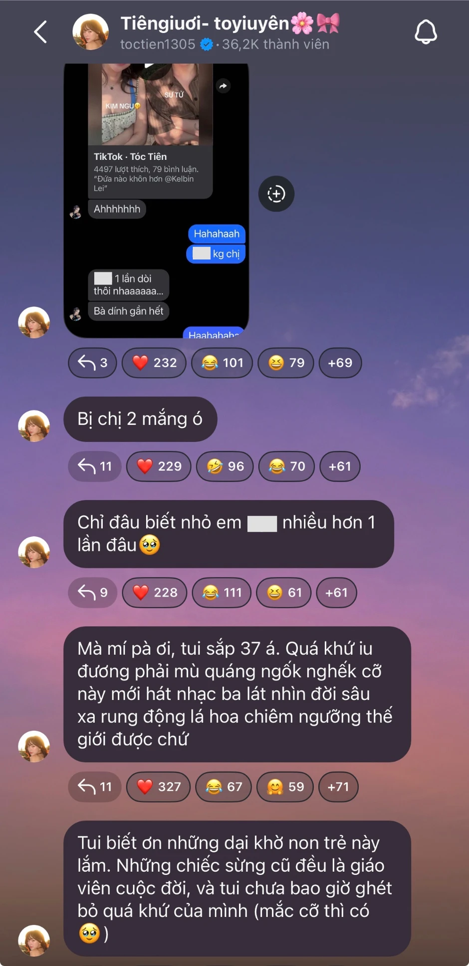 Đích thân Tóc Tiên lên tiếng về vụ bị "cắm sừng" Đích thân Tóc Tiên lên tiếng về vụ bị "cắm sừng"