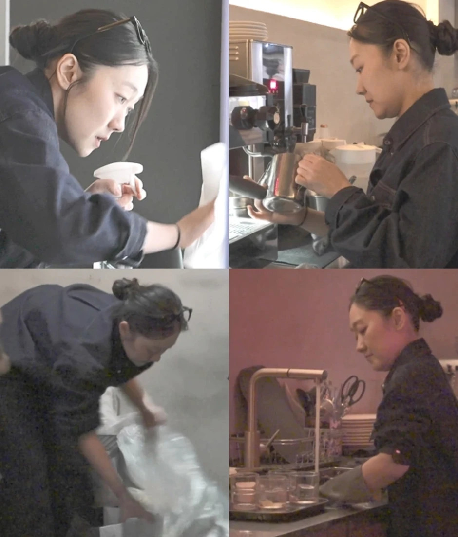 Diễn viên 'Miss Lee' làm thêm ở quán cà phê