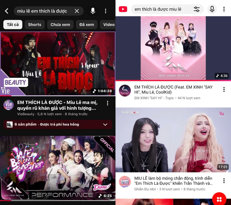 Gỡ tập phát sóng show truyền hình có mặt Miu Lê Gỡ tập phát sóng show truyền hình có mặt Miu Lê
