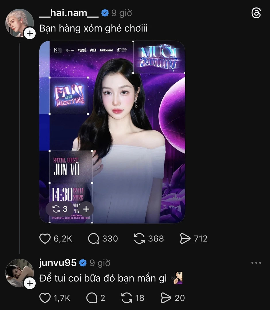 Hải Nam và Jun Vũ gương vỡ lại lành? Hải Nam và Jun Vũ gương vỡ lại lành?