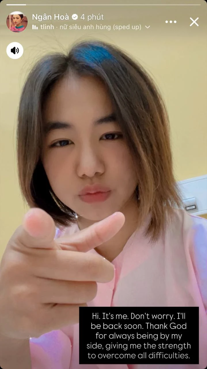 Hình ảnh mới nhất và tình hình sức khoẻ của Ngân Hoà Hình ảnh mới nhất và tình hình sức khoẻ của Ngân Hoà