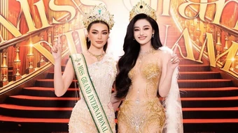 Hoa hậu Hòa bình Thế giới dự thảm đỏ cùng dàn mỹ nhân Việt