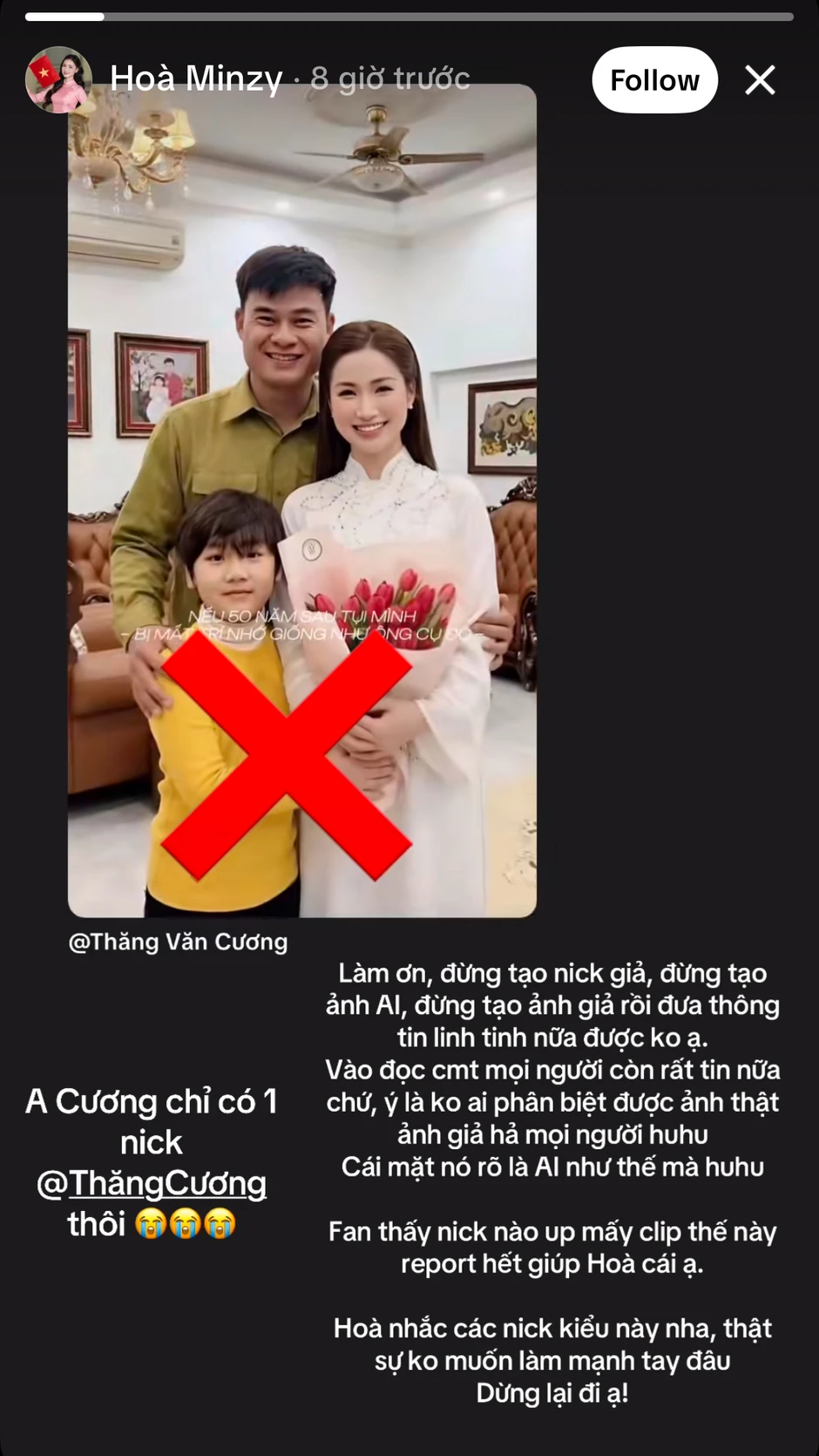 Hoà Minzy lên tiếng về bức ảnh nghi lộ con gái treo trong nhà Hoà Minzy lên tiếng về bức ảnh nghi lộ con gái treo trong nhà